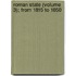 Roman State (Volume 3); From 1815 to 1850