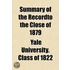 Summary Of The Recordto The Close Of 1879
