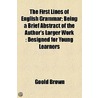 The First Lines Of English Grammar (1846) by Goold Brown