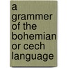 A Grammer Of The Bohemian Or Cech Language by William Richard Morfill