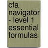 Cfa Navigator - Level 1 Essential Formulas door Bpp Learning Media Ltd
