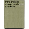 From Philistia; Essays On Church And World by Jonathan Brierley