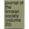 Journal of the Linnean Society (Volume 20) door Linnean Society of London