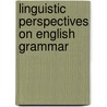 Linguistic Perspectives On English Grammar door Martin J. Endley