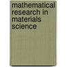 Mathematical Research in Materials Science door Subcommittee National Research Council