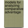 Models For Analyzing Comparative Advantage door David A. Kendrick