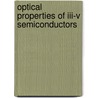 Optical Properties Of Iii-v Semiconductors door Heinz Kalt
