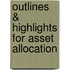 Outlines & Highlights For Asset Allocation