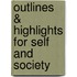 Outlines & Highlights For Self And Society