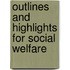 Outlines And Highlights For Social Welfare