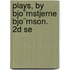 Plays, By Bjo¨Rnstjerne Bjo¨Rnson. 2d Se