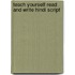 Teach Yourself Read and Write Hindi Script