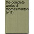 The Complete Works Of Thomas Manton (V.11)