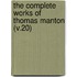 The Complete Works Of Thomas Manton (V.20)