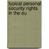 Typical Personal Security Rights In The Eu