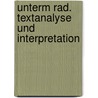 Unterm Rad. Textanalyse und Interpretation by Herrmann Hesse