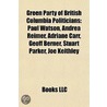 Green Party of British Columbia Politicians by Not Available