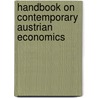 Handbook On Contemporary Austrian Economics door Peter Boettke