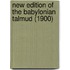 New Edition Of The Babylonian Talmud (1900)