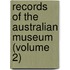 Records of the Australian Museum (Volume 2)