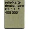 Reliefkarte Deutschland klein 1 : 2 400 000 door André Markgraf