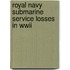 Royal Navy Submarine Service Losses In Wwii