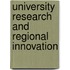 University Research And Regional Innovation