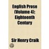 English Prose (Volume 4); Eighteenth Century