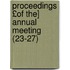 Proceedings £Of The] Annual Meeting (23-27)