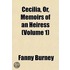 Cecilia, Or, Memoirs of an Heiress (Volume 1)