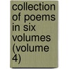 Collection of Poems in Six Volumes (Volume 4) door Robert Dodsley