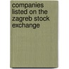 Companies Listed on the Zagreb Stock Exchange door Not Available