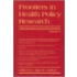 Frontiers in Health Policy Research, Volume 5