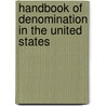 Handbook Of Denomination In The United States door Margaret Attwood