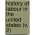 History Of Labour In The United States (V. 2)