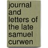 Journal And Letters Of The Late Samuel Curwen