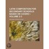 Latin Composition for Secondary Schools (2-3)