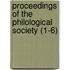 Proceedings Of The Philological Society (1-6)