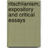 Ritschlianism; Expository and Critical Essays