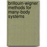 Brillouin-Wigner Methods for Many-Body Systems door Stephen Wilson