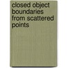 Closed Object Boundaries From Scattered Points by Remco C. Veltkamp