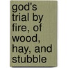 God's Trial By Fire, Of Wood, Hay, And Stubble door Walter Rowton