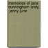 Memories Of Jane Cunningham Croly,  Jenny June