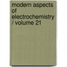 Modern Aspects of Electrochemistry / Volume 21 door R.E.O. White