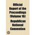 Official Report of the Proceedings (Volume 16)