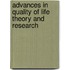 Advances In Quality Of Life Theory And Research