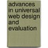 Advances In Universal Web Design And Evaluation