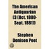 American Antiquarian (3 (Oct. 1880-Sept. 1881))