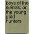 Boys Of The Sierras; Or, The Young Gold Hunters