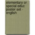 Elementary or Special Educ Poster Set - English